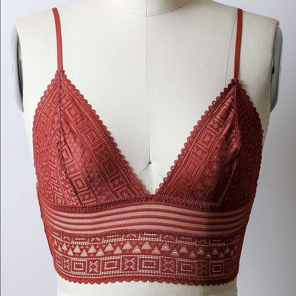 LAST 1! Rust Aztec Pattern Mesh Brami - Picture 4 of 7